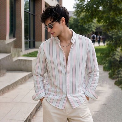Nordic Pink Stripe Shirt