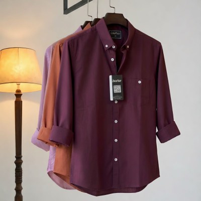 Premium Solid Shirt (Royal Maroon)