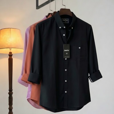 Premium Solid Shirt (Black)