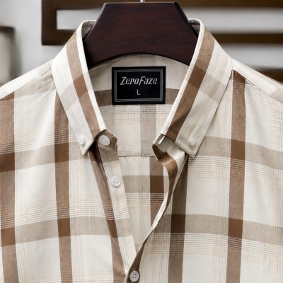 Cafe Brown Check Shirt